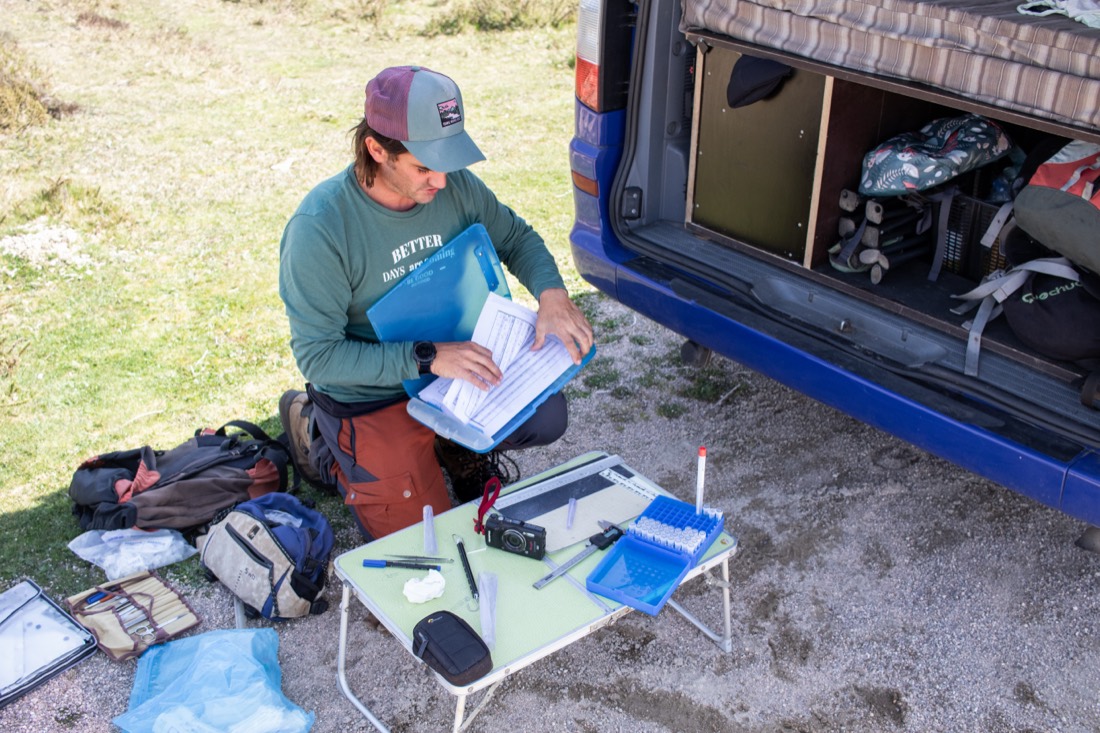 Registro de datos en el campo